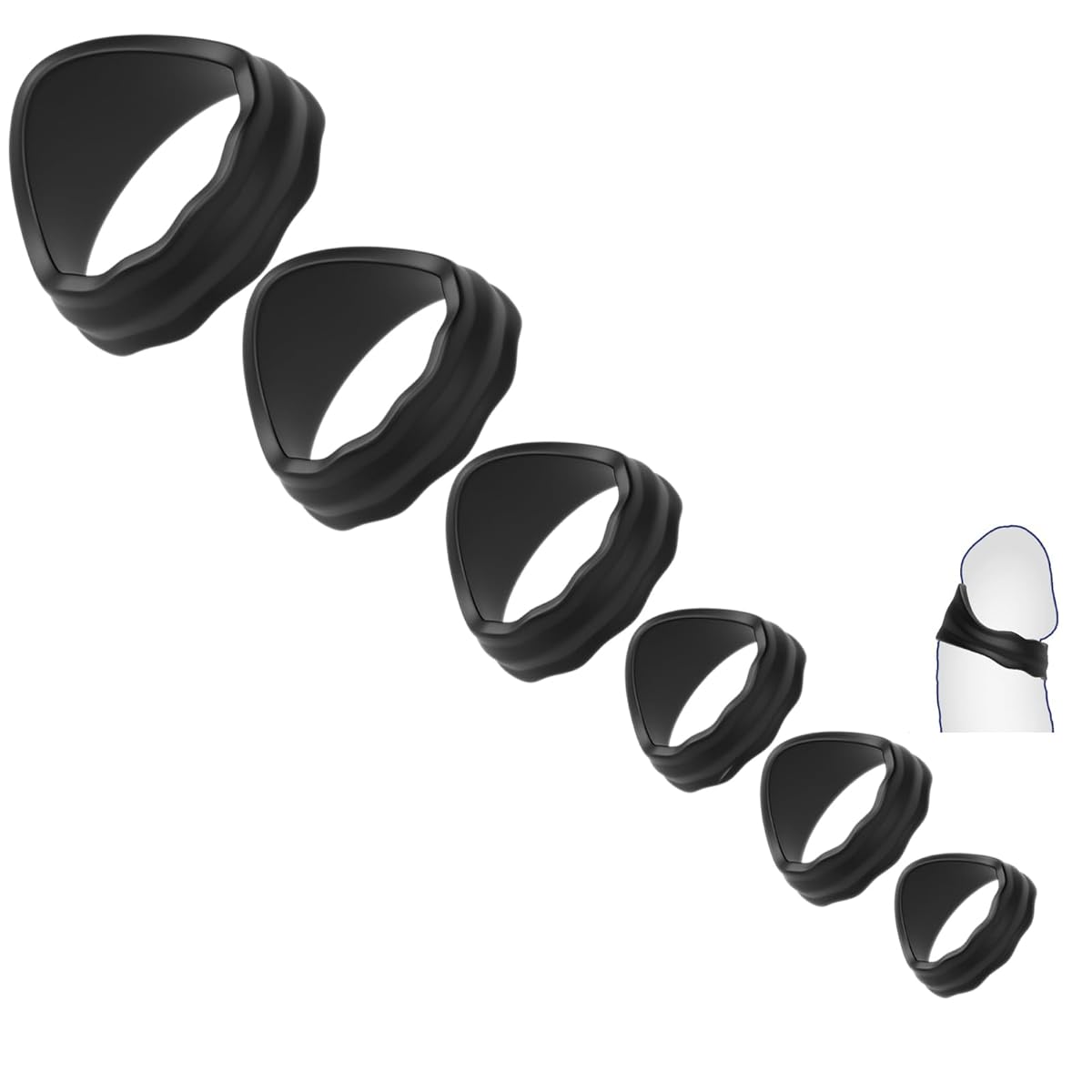 ペニスリング コックリング シリ シリコン製 弾力 コックリング ステンレスm男向け 巻き込み防止拘束具 アダルトグッズ 脱落防止 ぺにすリング