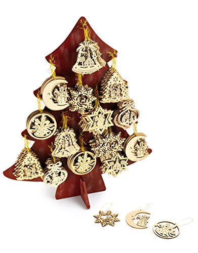 Preisvergleich Produktbild small foot Display Holzhänger, Holz, Braun