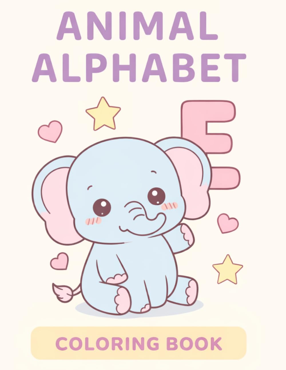 Alphabet Coloring Book: Kawaii Animals