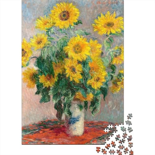 Puzzle de 1000 piezas de girasoles: la solución perfecta para relajarse y desconectar en casa