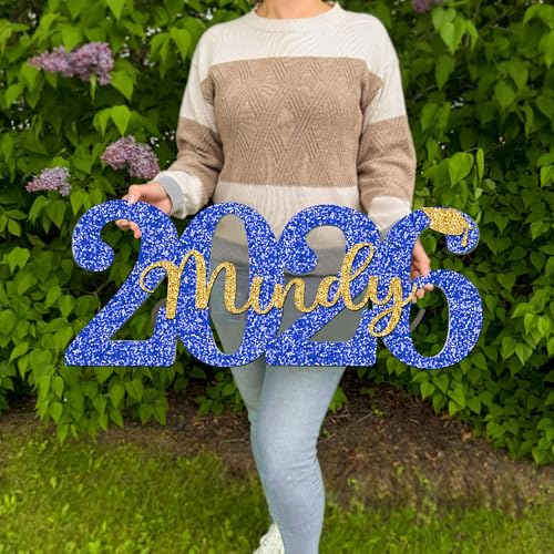Personalized Graduation Sign 2026 With Name, Custom Wooden Class of 2026 Photo Prop, Graduation Party Decor, Senior Year Photo Prop, Graduate Gift for High School College Students - Design 10