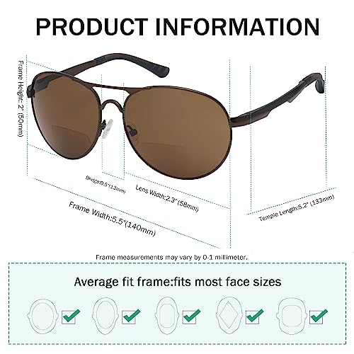 Eyekepper Bifocal Sunglasses Outdoor Reading Glasses Sunshine Readers3
