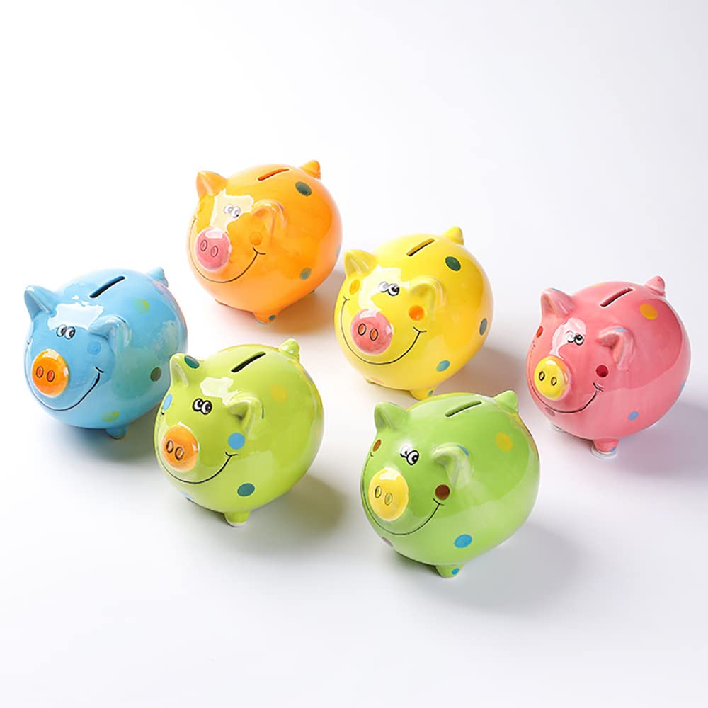 Amazon | 豚の貯金箱 ブタの貯金箱 豚 陶器 ピギーバンク ぶたの貯金箱