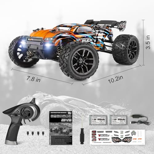 HAIBOXING Ferngesteuertes Auto 4WD RC Auto 1/18 36 km/h All Terrain Offroad Ferngesteuert Buggy 2.4Ghz All Terrain Rennauto Ferngesteuert RC Buggy,Ferngesteuert Monstertruck für Kinder und Erwachsene