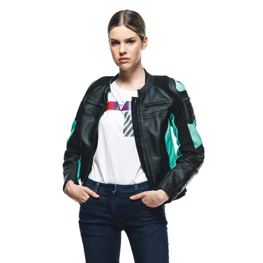 Dainese Racing 4 Giacca da moto in pelle da donna