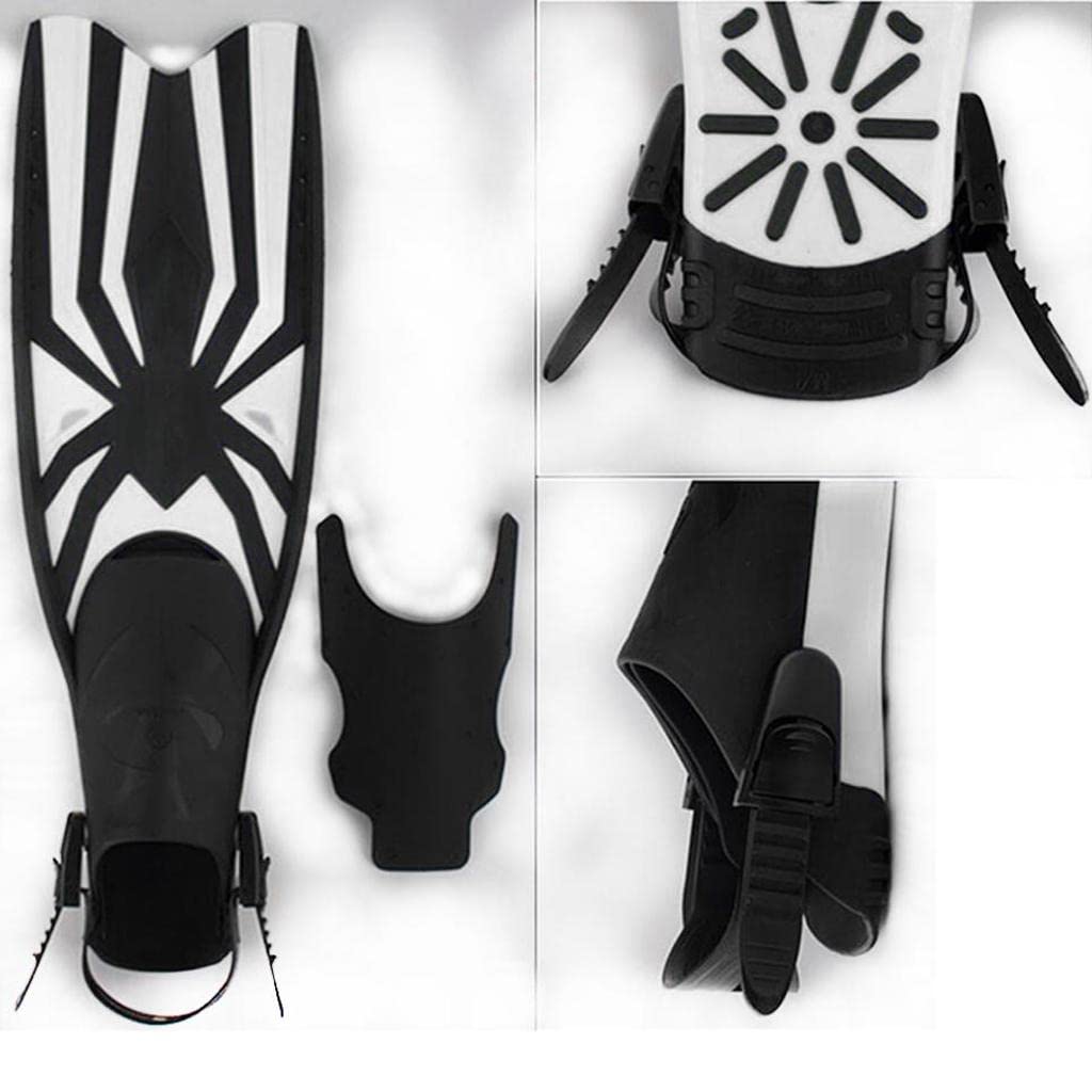 MERISHOPP Diving Snorkeling Scuba Fins Open Heel Flippers Shoes for Women Men M-L