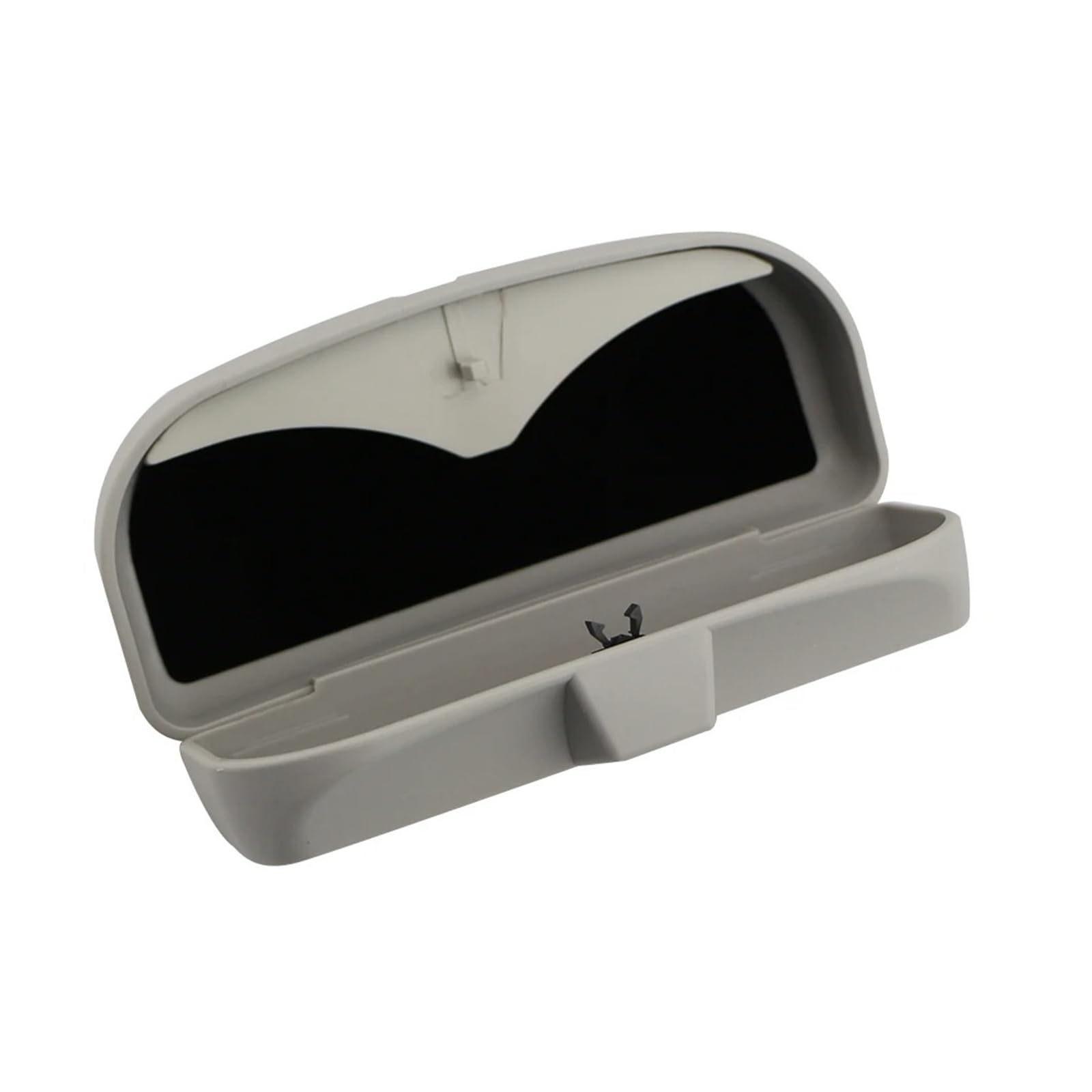 Scatola per Occhiali da Auto Porta Sole Portatili nella Custodia per Guida Lenti per Visiera Parasole Custodia Occhiali da Sole Auto(Single Clip Beige)