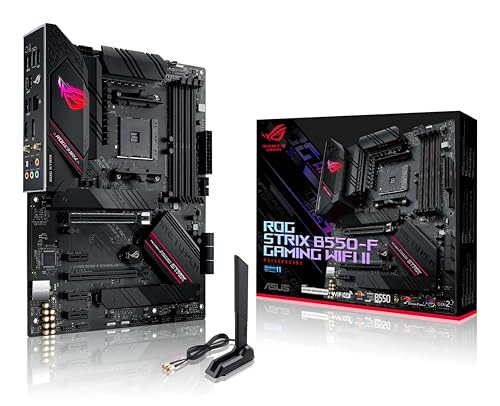 Placa Mãe Asus ROG STRIX B550-F GAMING WIFI II (AM4/4xDDR4/HDMI/DisplayPort/M.2/USB 3.2)