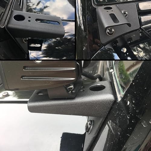 Soporte de luces para pilar parabrisas y herraje para capó de coche 4