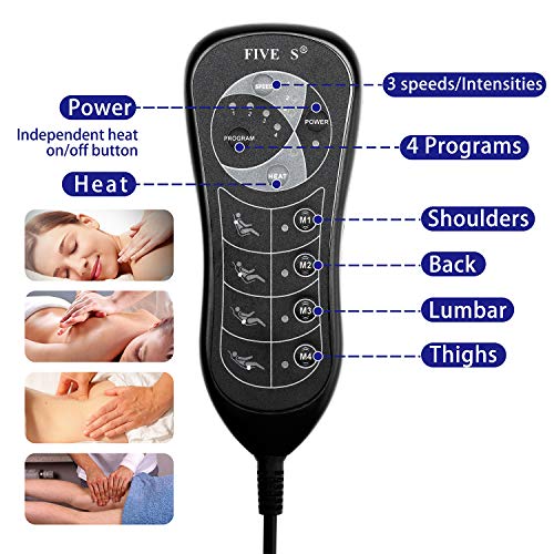 Five s massager seat cushion with heat Clearance