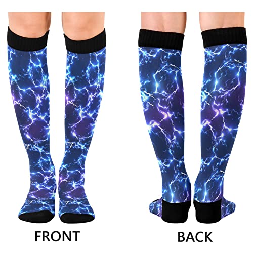 Image of Compression Socks for Women & Men, Knee High Socks for Circulation Medical Running Athletic Nurse Travel
