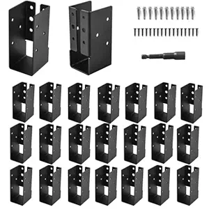 AXWHYS Concealed Joist Hangers, 24 Pcs of 2