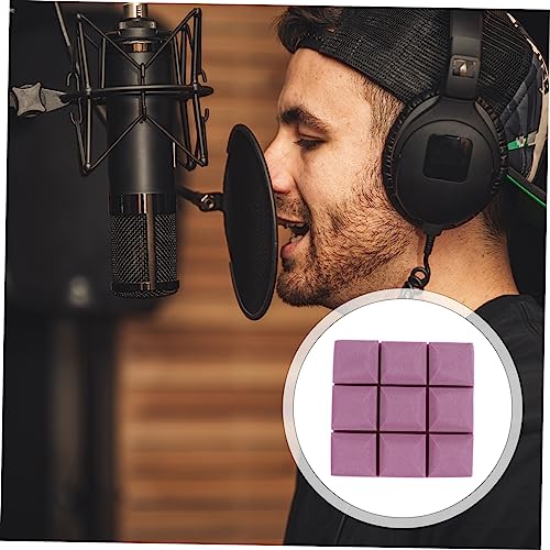 HEMOTON 12pcs Sound Absorbing Cotton Sound Insulation Pads Acoustic Wall Panels for Office Studio Home Theater miniatura 7
