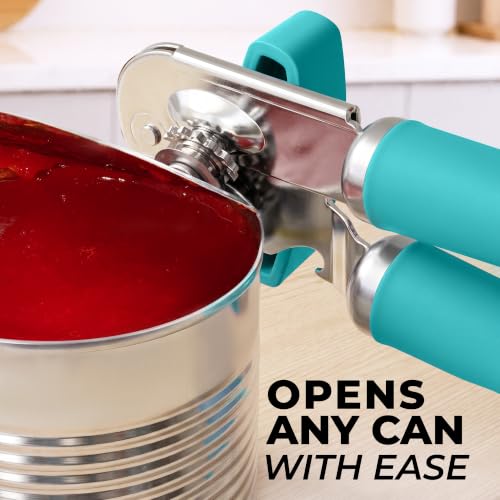 Image of Zulay Kitchen Stainless Steel Swing Open Manual Can Opener Comfortable Grip