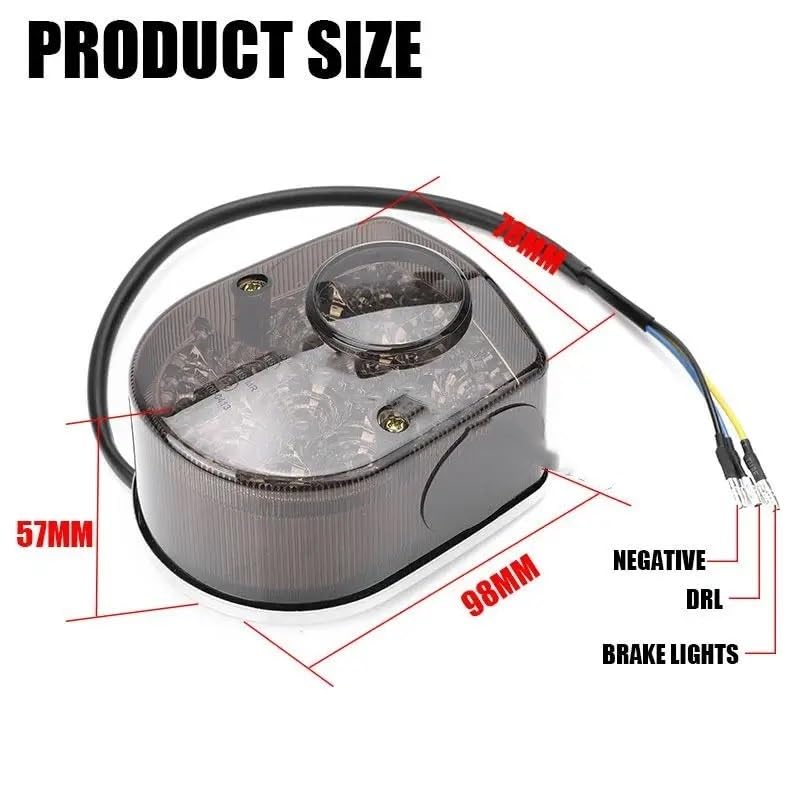 Feu de freinage moto résistant aux vibrations pour CT70 SL100 - 4