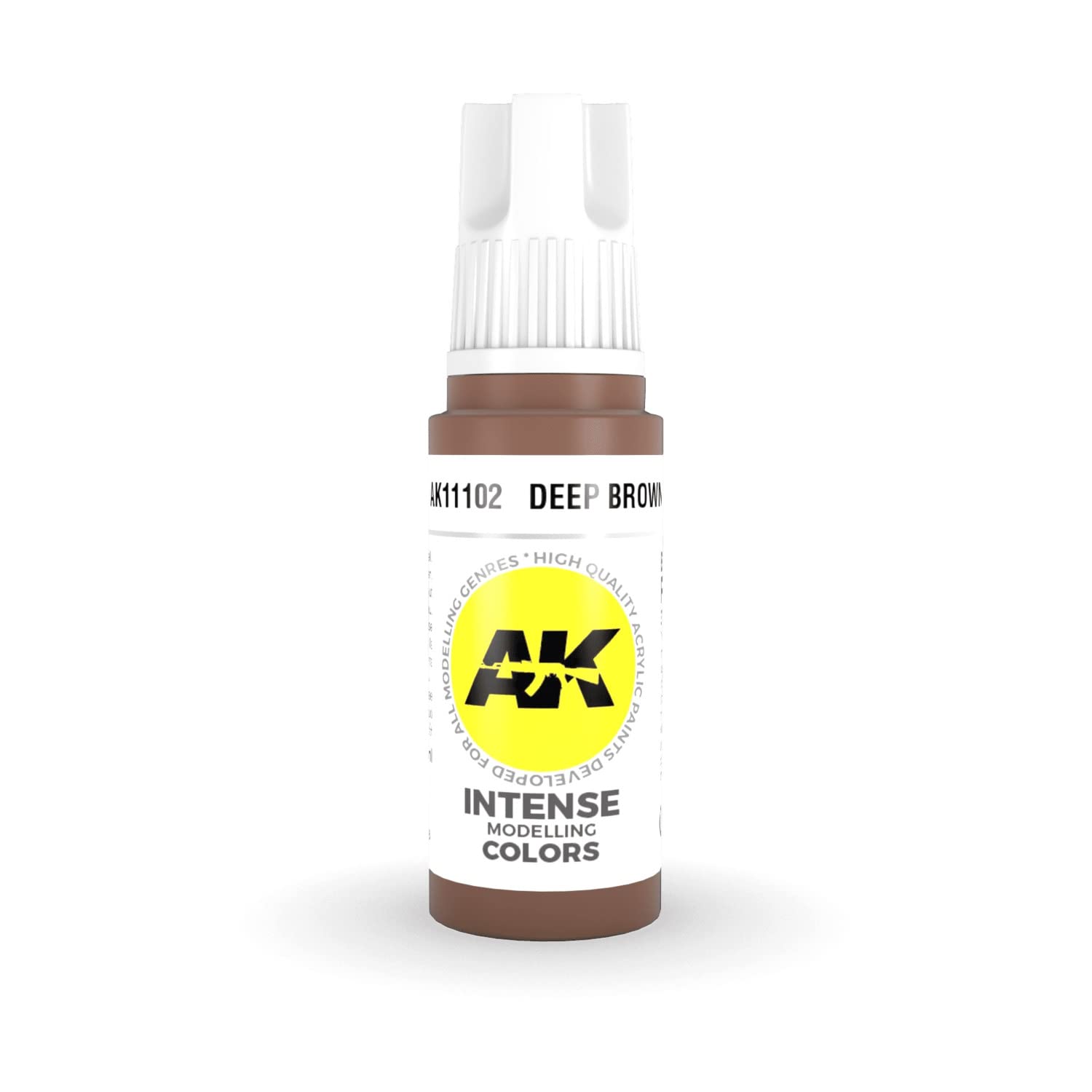 AK Interactive 3rd Gen Acrylic Intense Deep Brown 17ml