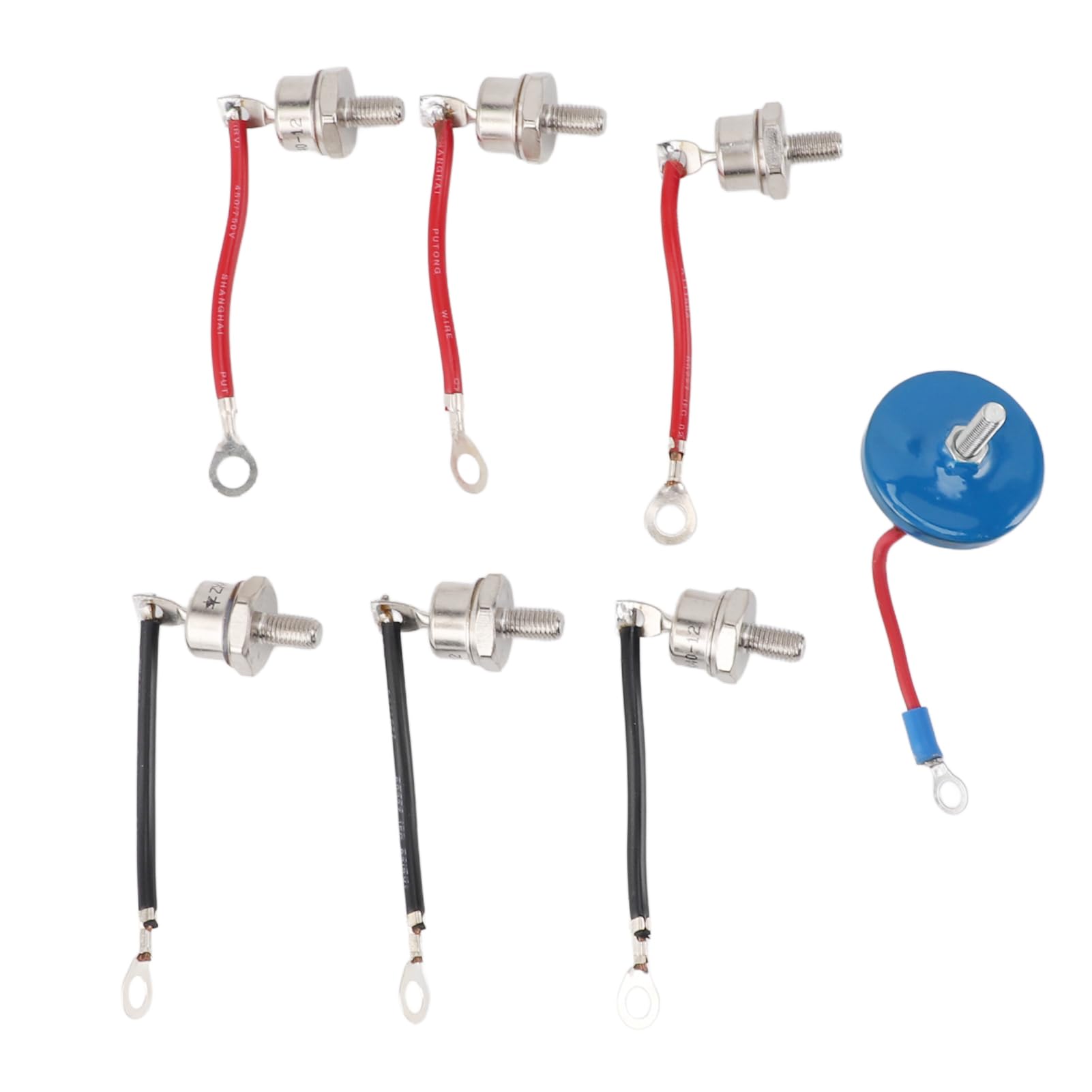 Diodengleichrichter-Kit, Generator-Positiv-Negativ-Ersatzteile, Premium-Metall, universell rotierend, professionelle Reparaturkomponente für Able-Generatoren