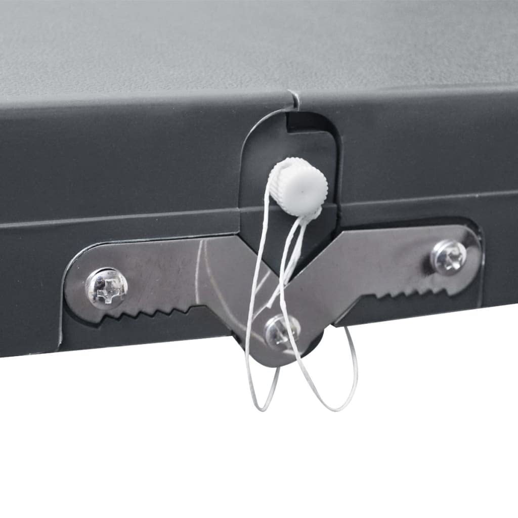 vidaXL Ensemble de Table Pliable de Camping avec 4 Tabourets, Meuble à Manger, Mobilier de Jardin Cuisine Patio Pique-Nique, Aluminium