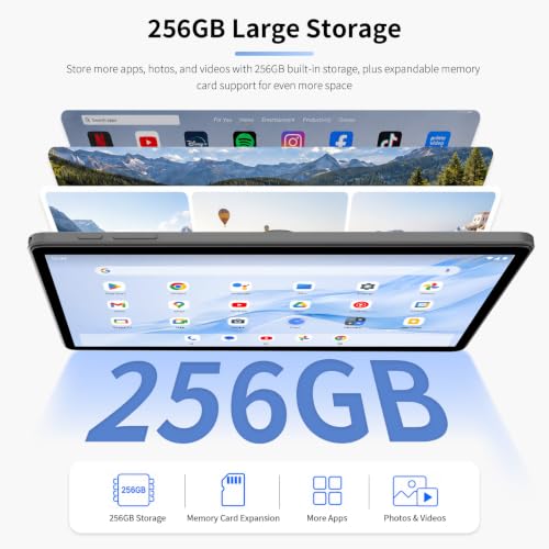 Image of Gemini AI Android 16 Tablet, 11 inch Tablet with 32GB+256GB+2TB Expand, Electronic Tablet PC with 8 Core, WiFi, 8000mAh, GPS FM Tablet PC, 32GB RAM 256GB ROM Octa Core, 8000mAh Battery