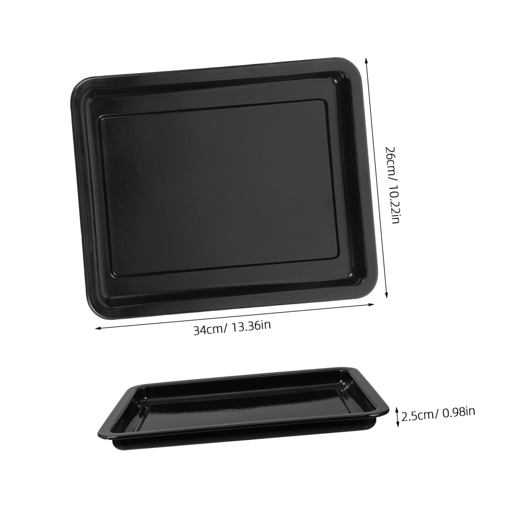 HANABASS Outdoor Baking Pan Cookie Pan for Oven Roasting Tin Versatile Rectangle Baking Sheet for Bread Pastries for Gatherings Events