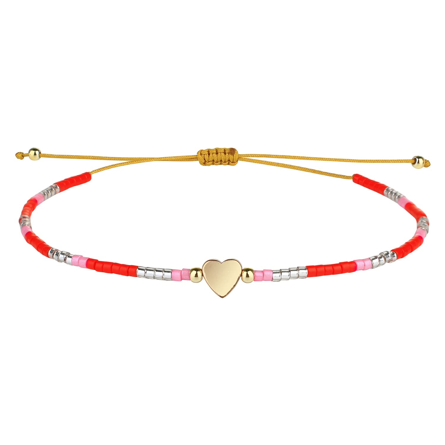 KELITCH Pulseras Amistad con Cuentas Concha Cristal Color Bohemio Pulsera Hecha A Mano Brazaletes Joyería para Mujer — view 29