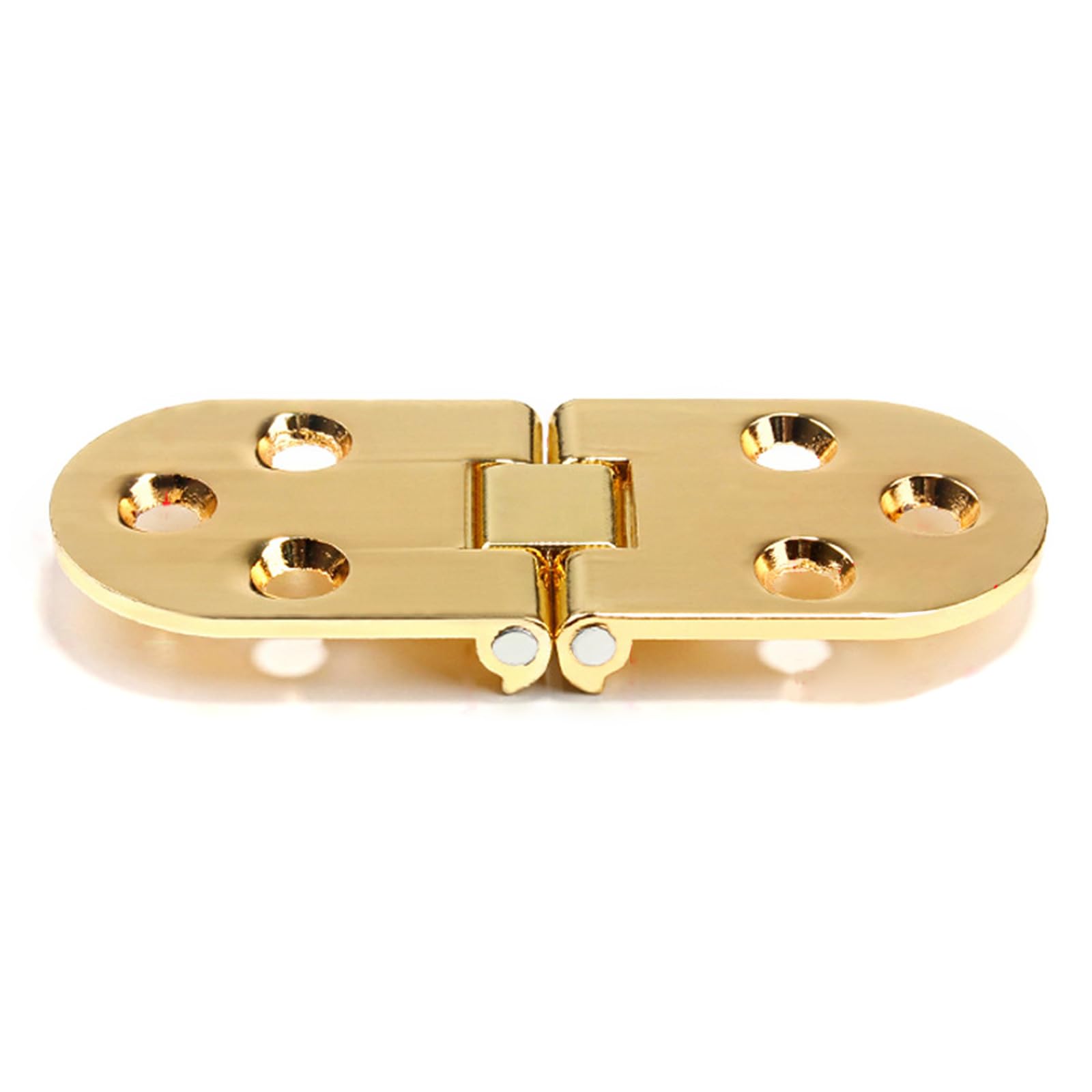 Buxuaaaa Gold Cabinet Door Concealed Hinge 180 Degree Folding Table Hinges Zincs Alloy Flush Mounted Hinges Hardware Adjustable Cabinet Door Concealed Hinge