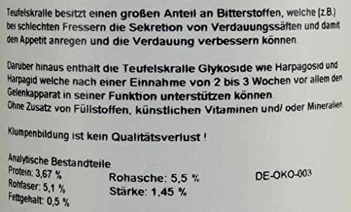 Lunderland - Bio Teufelskralle, 500 g, 1er Pack (1 x 500 g)