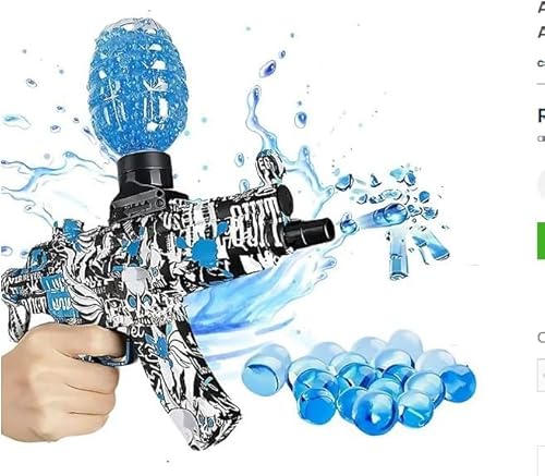 Arma Pistola Lancador de Bolinha de Gel Recarregável AK-47 - Diversão Garantida!