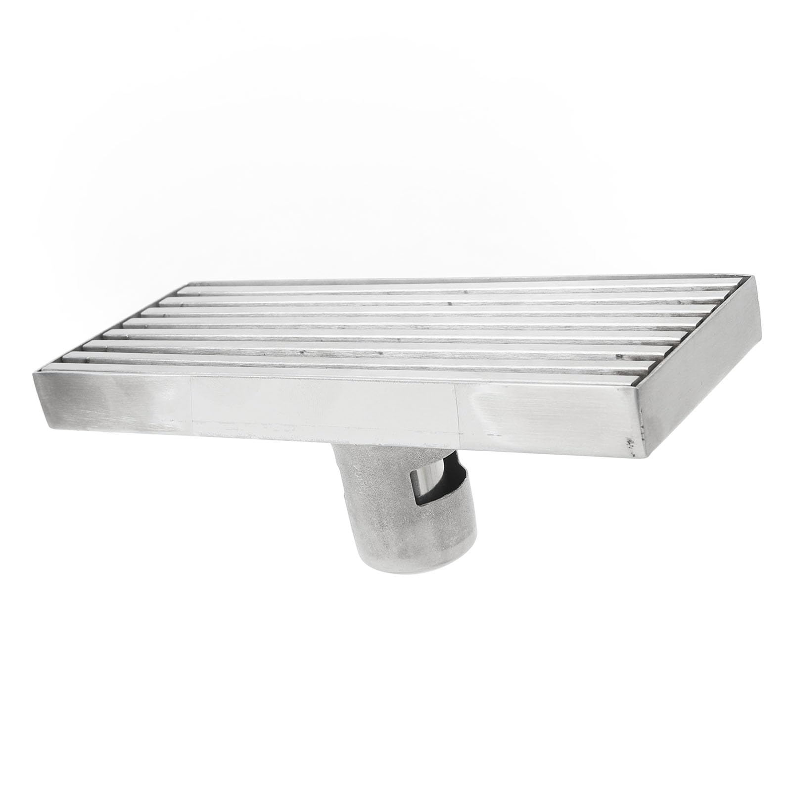Desagüe de Ducha Lineal, desagüe de Ducha Lineal de Acero Inoxidable, desagüe de Suelo Rectangular para baño, balcón, 20 x 8 cm, colador de desagüe.