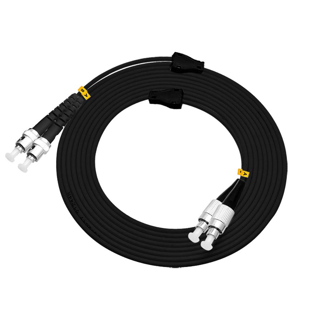 75Metri FC a ST Cavo a fibre ottiche Duplex SMF corazzato all'aperto Cavo Patch ottico Singlemode 9/125 FC-ST
