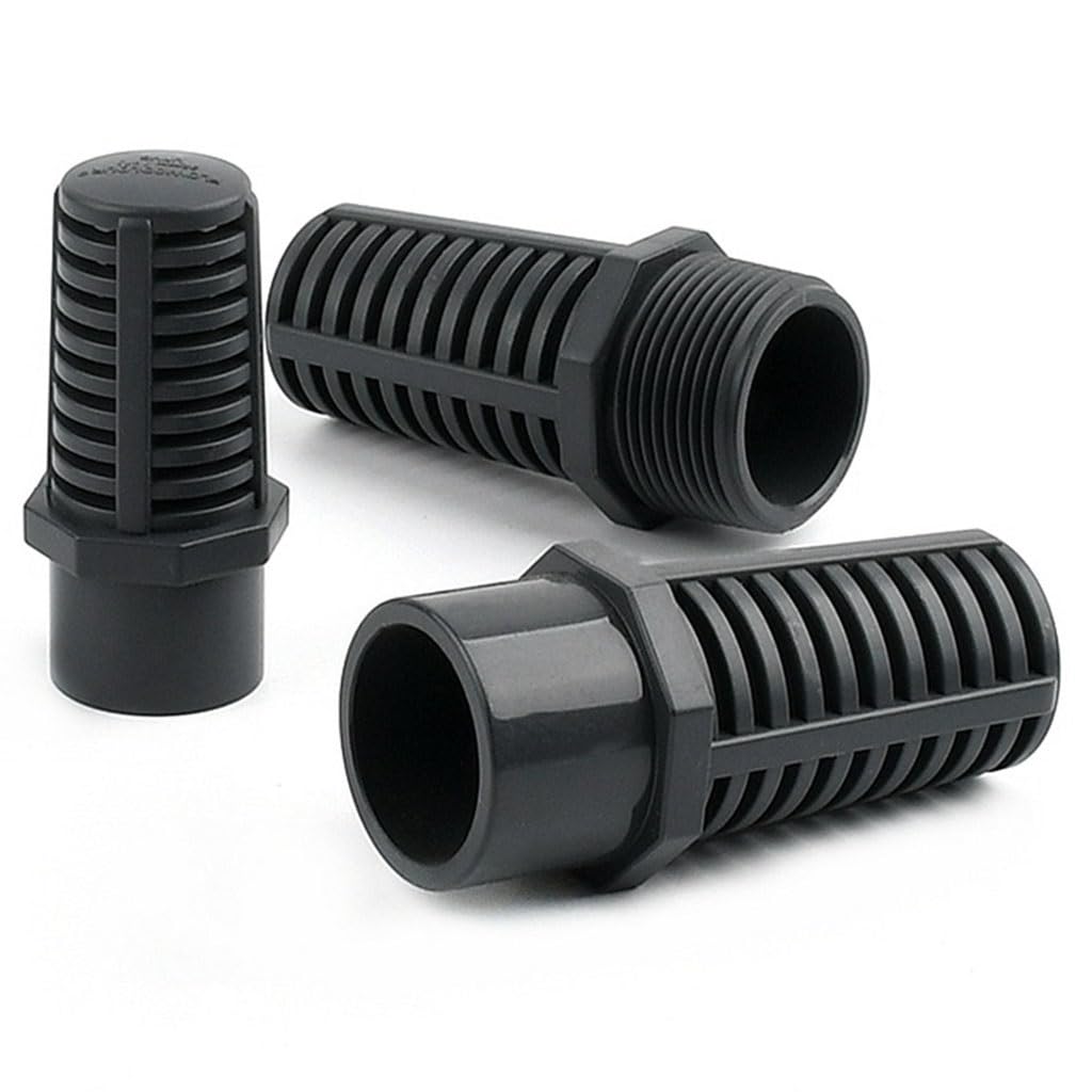 2 szt. rura PCW do akwarium pompa wodna złącze filtr do akwarium sitko wlotowe wody ogród dom złączki do rur wodnych przepuszczalna siatka (śr. 20 mm, 2 szt.)