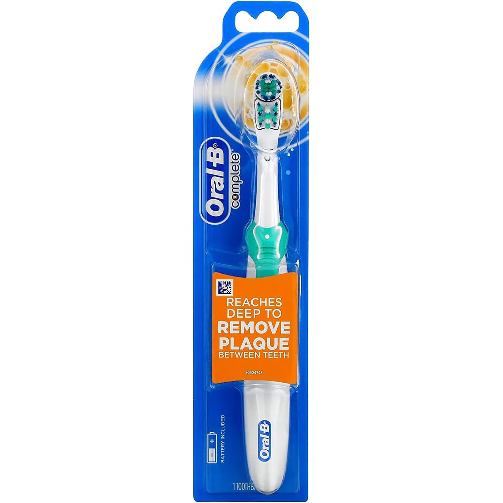 Oral-B Toothbrush Complete Remove Plaque (Battery) (2 Pack)