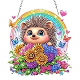 QENSPE Hedgehog Diamond Art Hanging Kit
