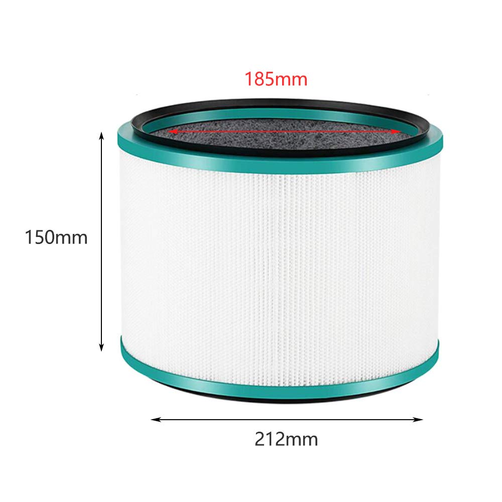 JJDD - Filtro HEPA di ricambio compatibile con purificatore da scrivania Pure Cool Link DP01 DP03 HP00 HP01 HP02 HP03