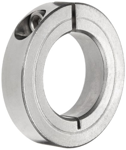 Climax Metal H1C-075-S Shaft Collar, One Piece, Clamp Style, Stainless Steel, 3/4