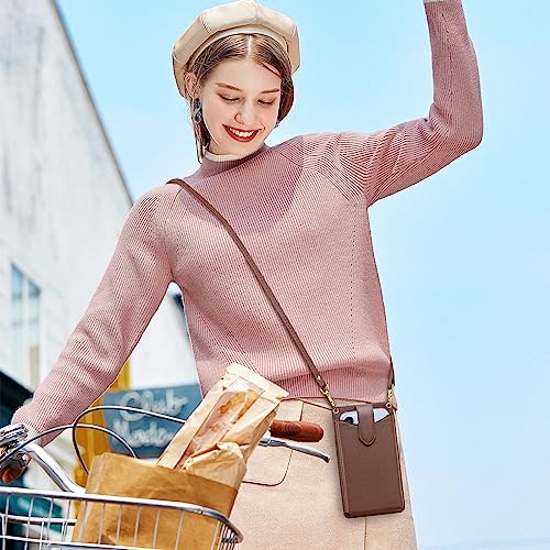 Image of Peacocktion Small Crossbody Cell Phone Purse for Women, Lightweight Mini Small Crossbody Bags for Women with Card Slots
