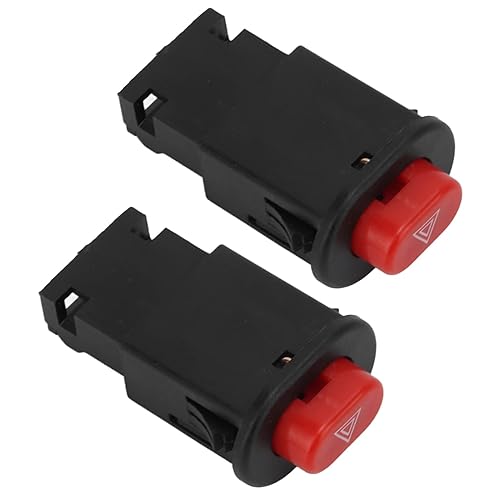 Miniatura 6 de Interruptor de luz de peligro de motocicleta, interruptor de botón para manillar de motocicleta, ATV, controlador de advertencia de doble flash para