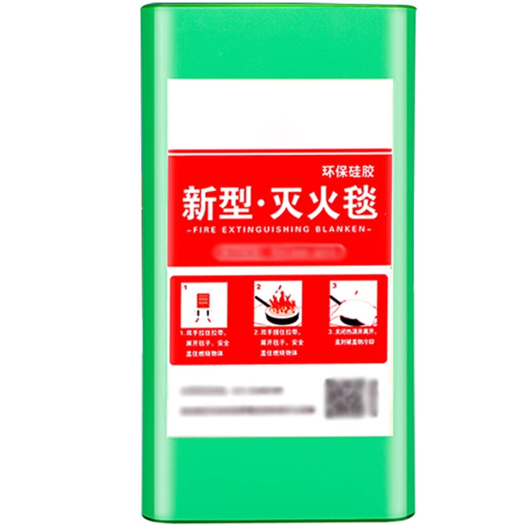 Mantas ignífugas Manta Ignífuga De Silicona Auto-Luminosa, Manta Ignífuga De Alta Tecnología, Mantas De Emergencia De Cocina, 2 Especificaciones (Color : Yellow, Size : 59 * 59inches)