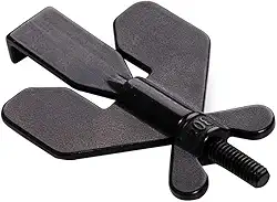 Brteyes Fechadura de porta portátil Segurança doméstica, trava de viagem para casa, hotel, escola, privacidade, Ouro ou Preto