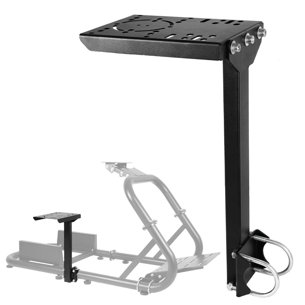 Supllueer Racing Simulator Game Stand Joystick Shifter Accessory,Supports Simultaneous Installation of Shifter Handbrake,fits Logitech Thrustmaster A10C, With Bolt,only for some Racing Wheel Stand