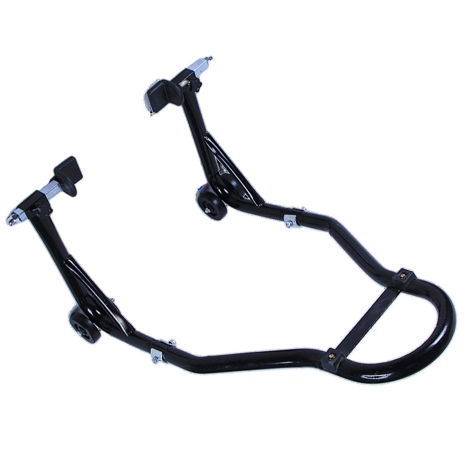 Caballete Trasero Motocicleta Elevador de Motocicleta Doble Rueda | Calzo para Rueda Delantera de Moto Soporte Rueda Moto Principiante Reparacion Mantenimiento Limpieza Cadena