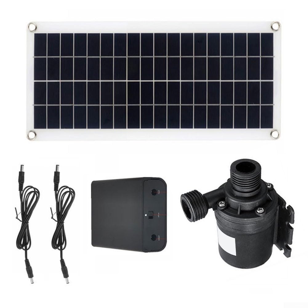 Pompa solare policristallina 20w della fontana con 800 litri all'ora di portata per lo stagno del giardino all'aperto e il bagno degli uccelli progettazione sommergibile tranquilla
