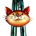 Tooarts U Shaped Cat Metal Ornament, Modern Cat Sculpture Decoration, Little Cat Figurine for Christmas Birthday Gift, Home Office Living Room Desk Shelf Decor Stand, Cat Gift for Cat Lover