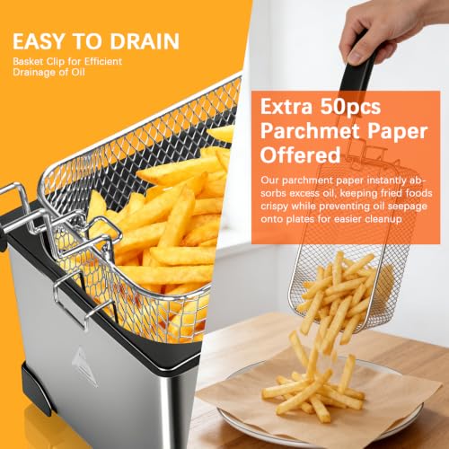 Commercial deep fryer heavy duty