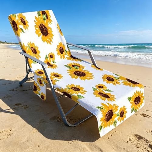 Texture douce d'une serviette pour chaise longue robuste et chic