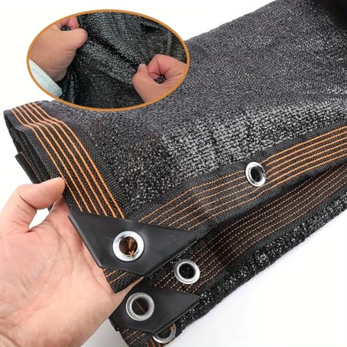 Bâche en maille robuste anti-UV avec œillets pour ombrager durablement la cour