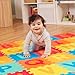 Battat – 82 Pieces Foam Alphabet Floor Mat – Large 55x65in Interlocking ABC Puzzle Mat – Floor Puzzle with Removable Shapes for Babies & Toddlers – 0 Months