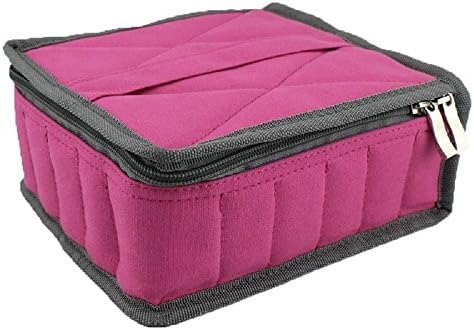 Hytek Gear Essential Oil Carrying Case Holds 30 Bottles (5ml-15ml), Pink