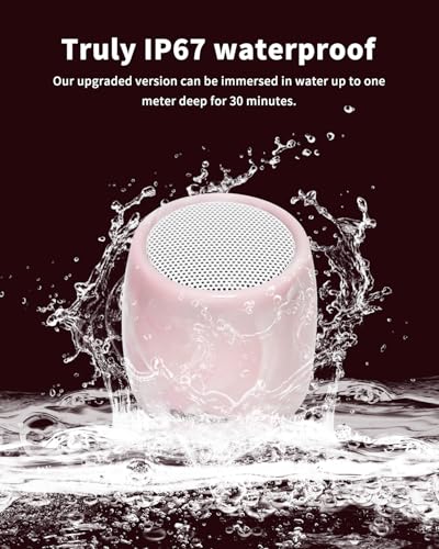 Image of comiso Small Speaker, IPX7 Waterproof Bluetooth Speaker with Stereo Sound and Robust Bass, Mini Speakers with Hands-Free Call, Portable Speakers for Shower, Indoor & Outdoor, Gift for Men, Women