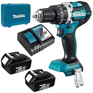 Makita DHP484RFE Cordless Hammer Driver Drill 13mm 18V